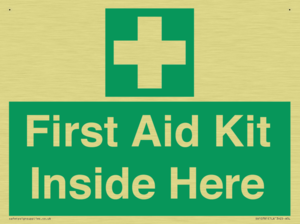First Aid Kit Inside Here